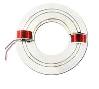 Electromagnetic Cyclotron, 1/2/3/4/6 Coils Ring Accelerator, Independent Circuit Board, Acrylic Material, Physics Aid Model, for Experimental Teaching, Scientific, Diy Gifts