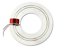 Electromagnetic Cyclotron, 1/2/3/4/6 Coils Ring Accelerator, Independent Circuit Board, Acrylic Material, Physics Aid Model, for Experimental Teaching, Scientific, Diy Gifts
