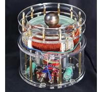 Electromagnetic Cyclotron Model, Mini AC Motor Coil Device, Fast Responding Physics Teaching Tool for Science Education, Rotating Magnetic Field Experiment