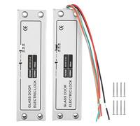 Electromagnetic Door Lock, Aluminum Alloy Die Casting, Adjustable Delay Timer 0-3 - 6 Sec - High Torsion Strength, Durable Construction, Ideal for Glass Wood Metal Doors Securi