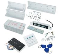 Electromagnetic Door Lock For Access Control - Full Door Entry Kit With 180Kg Concealed Magnetic Door Lock & Zl Bracket