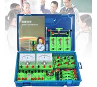 Electromagnetic Experiment Equipment Set Physics Labs Circuit Learning Kit Basic Electricity Discovery Principles Kit for Junior High School Physics Electrical Box