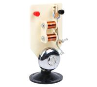 Electromagnetic Experiment Tool Metal Standing Up Electric Bells Model for Classroom Teaching Demonstration School Lab Electromagnetic Experiment Toll