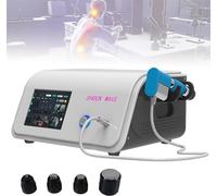 Electromagnetic Extracorporeal Shockwave Machine,ED Shockwave Therapy Machine, with 5 Massage Heads, Muscle Massager for Therapy Pain Relief Massage Body-Shaping