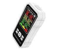 Electromagnetic Field Detector with Three Reading Screen, Mute Hold Avg Controls, Portable Meter for Daily Checks Radiation Detector Electric Checker LCD Meter Handheld Reader Home