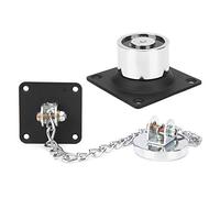 Electromagnetic Fire Door Holder with Iron Chain,12V/24V Magnetic Suction,Power-Activated Closure,Suitable for Wooden Doors,4-Wire Door Suction