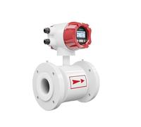 Electromagnetic Flowmeter Integrated Split Pipe Type Industrial | Accuracy 0.5% Pressure 1.6MPa Flange Mounting 316L Electrode Range Ratio 10:1 Temp -10-55℃(DN80)
