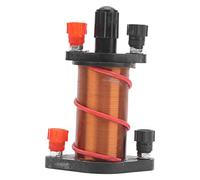 Electromagnetic Induction Coil Experiment Instrument, Primary Secondary Coil Set, Metal, Compact Size - Sensitive Performance, Durable Build, Ideal for Physics Education