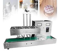 Electromagnetic Induction Sealing Machine for Plastic and Glass Bottles, Automatic Heat Sealing with Stainless Steel Construction, Ensures Secure and Leak-Proof Packaging