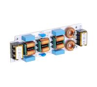 Electromagnetic Interference Filter Elimination Module 7.62mm Terminals Connectors Supports AC110 250V Input Headphone Amplifiers Noise Filter