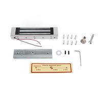 Electromagnetic Lock Flush Mount 396lbs Holding Force, Electric Magnetic Lock Embedded in Door Frame, 24V Access Control System Lock for Commercial Office Security