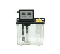 Electromagnetic lubricating oil pump 0.5L 1L 2L CNC Lubrication Pump System AC 110v 220V 4 6mm Auto Electromagnetic Oil Output for Machine Tools(AC110V,CN_0.5L SINGLE DISPLAY)