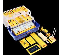 Electromagnetic Physics Experiment Box, Electrical Experiment Equipment Set, Starter Kit for Learning Basic Physics Electric Circuits