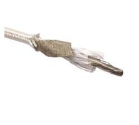 Electromagnetic Pure Nickel Mica Glass Fiber Braided HT Wire 1000C White Multiple Sizes(1.5square 1000 degre)