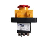 Electromagnetic Push Button with 7 Pins Easy Installs Electromagnetic Switches Excellent for Electricians & Enthusiasts High Voltages Switches