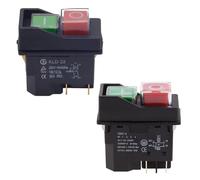 Electromagnetic Pushbutton Switches 4 Pin Waterproof Push Button Switch Starter Power Tool Switch Pushbutton