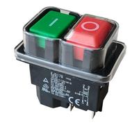Electromagnetic Pushbutton Switches Waterproof Emergency Stop Button Switch 16(12) A 10(8) A 250V 2HP 16A 220-240V KJD17B(KJD17B-BD-4P)