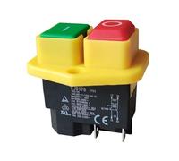 Electromagnetic Pushbutton Switches Waterproof Emergency Stop Button Switch 16(12) A 10(8) A 250V 2HP 16A 220-240V KJD17B(KJD17B-B-4P)