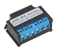 Electromagnetic Rectifier for ZLKS1 Motor Module, Brake Rectifier with 220V/380V AC to DC Conversion, 99V/170V Output, Plastic Shell, 60x40x30 mm(A)