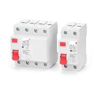 Electromagnetic Residual Current Circuit Breaker 2/4P 10/30/100/300mA Type AC a RCCB RCD ELCB Differential Breaker Safety Switch(30 mA,2P 50A)