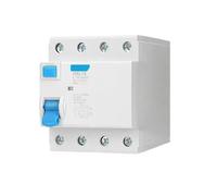 Electromagnetic Residual Current Circuit Breaker 4P 10/30/100/300mA Type AC a RCCB RCD ELCB Differential Breaker Safety Switch Circuit Protection(10 mA,4P 20A)