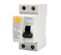 Electromagnetic Residual Current Circuits Breaker 2 Poles 40A Din Rails Earth Leakage Current Switches Electromagnetic Circuits Switches