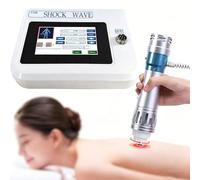 Electromagnetic Shockwave Therapy Machine - Extracorporeal Shock Wave Physiotherapy Equipment with 11 Massage Heads, Portable Pain Relief Massager for Home & Salon Use
