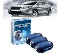 Electromagnetic Snow Removal, Anti-freeze Electromagnetic Car Snow Removal Device,Upgrade Solar Drive, Portable Kinetic Molecular Heater, Cordless Anti-Freeze Car Snow Removal Device (3 Pcs)