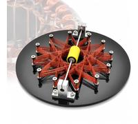 Electromagnetic Star Coil Motor for Physics Teaching, 12-point Geometric Winding, Hall Sensor, Low-noise Rotation, 10-inch Acrylic Base, STEM Demonstrations