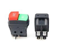 Electromagnetic Starter Push Button Boat Switches ON/OFF Control with Light AC125-250V 6A-10A ABS Shell IDGTTLDF