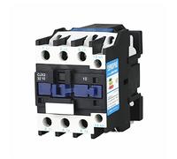 Electromagnetic switch 1Pcs CJX2-3210 24VAC 36V 110V 380V 220V 50Hz Coil Voltage 50A 3 Pole 1NO 35mm DIN Rail AC Contactor (Color : Ac12v)