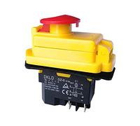 Electromagnetic Switch 250V 16A Electric Push Button with Emergency Stop Cover DKLD DZ-6 (DZ-6E-4p)