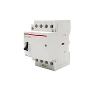 Electromagnetic switch 2P 4P 16A 25A 32A 40A 63A 220V 50/60Hz Din Rail Household AC Modular Contactor with Manual Control Handle Switch NO NC 2NO 2NC Parts & Spare Parts (Color : 4p, Size : 32A-2NC