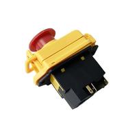 Electromagnetic Switch 4/5 Pin 110V 220V Momentary Reset Push Button YCZ3-C KJD17 1Pcs(YCZ3-B,5 Pins,110V)
