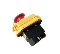 Electromagnetic Switch 4/5 Pin 110V 220V ON-Off Momentary Reset Push Button with Cover IP55 Waterproof YCZ3-C Replace KJD17(YCZ3-A,5 PINS-110V)