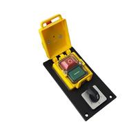 Electromagnetic Switch 400V 7 Pins Rotary Cover Lock Reset Push Button YCZ4-C 1Pcs