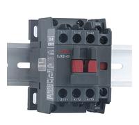 Electromagnetic switch CJX2i AC Contactor 3P 220V 50/60Hz 1NC+1NO Din Rail Mounted Household Modular 9A/12A/18A/25A/32A (Color : 220v 12a, Size : 1NO1NC)
