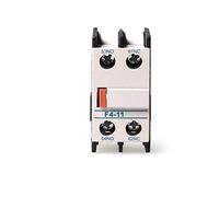 Electromagnetic switch Contactor 2 Pieces AC contactor Cjx2 lc1.Auxiliary Block F4-11 F4-20 F4-02 2 rods Parts & Spare Parts (Size : F4-02)
