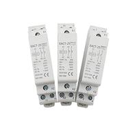 Electromagnetic switch Contactor 2p 16a 20a 25a 1no 1nc 2no 2nc AC 220V 230V 50/60Hz Din Rail Mounted Household Modular AC Contactors for Smart Home House Hotel Industrial Electrics (Color : 2p 20a 2