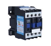 Electromagnetic switch Contactor 3 Phase electronic starter Magnetic Contactors Relay 1 2a 3p 3 Pole 1NO AC 24V 110V 220 Volt 380V Coil CJX2-1210 3 5mm DIN Rail Mount Industrial Electrics (Color : Ac
