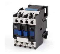 Electromagnetic switch Contactor 3 Phase electronic starter Solenoid Triner 1 2A 3P 3rd Pole 1No AC 24V 110V 220 Volt 380V Coil.CJX2-1210 3. 5mm DIN Rail Mount Industrial Electrics Parts & Spare Parts