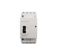 Electromagnetic switch Contactor 4p 16a 25a AC 220V 230V 50/60Hz Din Rail Household AC Modular Contactors with Manual Control Handle Switch 4no 4nc 2no 2nc 3no1nc Industrial Electrics (Color : 220v 2