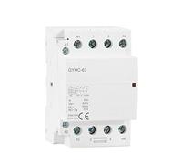 Electromagnetic switch Contactor 4p 63a 4no or 2NC2NO 220V/230V 50/60Hz Din Rail Housed AC Modular Contactors Industrial Electrics Parts & Spare Parts (Color : 4p 63a 4n0 220v)