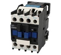 Electromagnetic switch Contactor AC220V Coil 18a 3 Phase 1no 50/60Hz electronic starter Starter Relay LC1 D1810 Black Industrial Electrical
