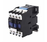 Electromagnetic switch Contactor CJX2-0910 3 Poles 1NO AC 50Hz / 60Hz -Voltage Voltage 9A, AC-3 Rated Operational Current Control Rated AC Contactors DIN Railroad Bracket Industrial Electrics (Color