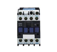 Electromagnetic switch Contactor CJX2-1210 0910 ac Contactor 1 2a 9a 3 Phase 3 Pole No Voltage Voltage 38 0V 220V 50Hz Din Rail Mounted 3p+1no Normal Open Contactors Industrial Electrics