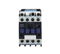 Electromagnetic switch Contactor CJX2-1210 0910 AC.Contactor 1st 2A 9A 3rd Phase 3 Pole No Coil Voltage 38th 0V 220V 50th Hz DIN Rail Mounted 3P+1No.Normal Open contactor Industrial Electrical (Color