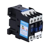 Electromagnetic switch Contactor CJX2-1810 LC1 AC.Contactor 18A 3-Phase 3-Pin No Coil Voltage 38. 0V 220V 110V 36V 24V 50/60 Hz DIN Rail Mounted 3P + 1No.Normal Opening Parts & Spare Parts (Color : A