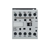 Electromagnetic switch Contactor CJX2-K Mini AC Contactors Din Rail 3p 3Main 1no/3Main 1nc Voltage Voltage 220V 50/60Hz 6a 9a 12a Industrial Electrics (Color : Cjx2-k-1210)