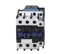 Electromagnetic switch Contactor Contactors CJX2-3201 32A NC 3- Phase DIN Rail Mount Electrical Power 2 4V 36V 110V 220V 380V Industrial Electrics (Color : Ac24v)